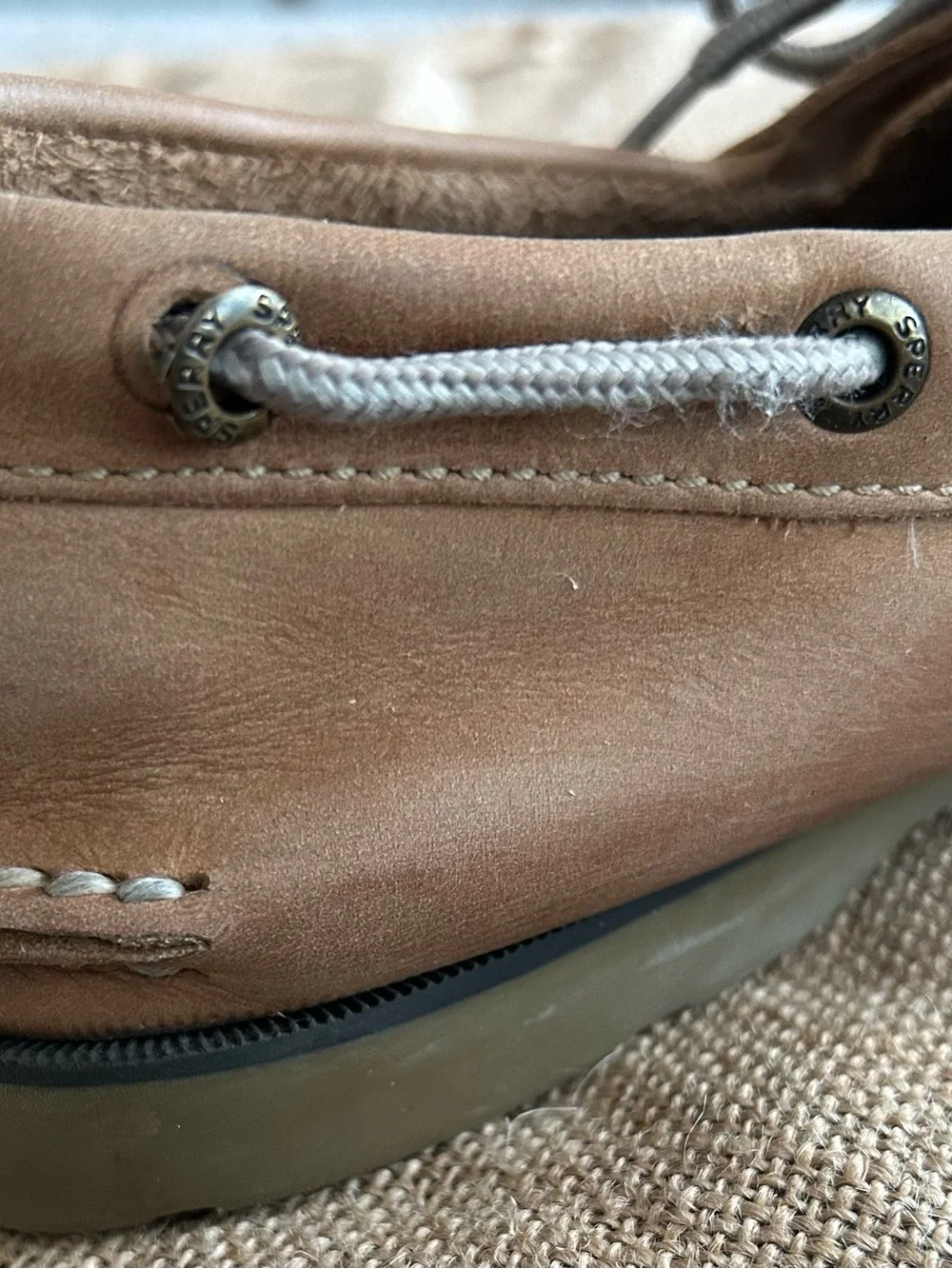 Men’s Sperry Topsider Boat Shoes in Light Brown Classic- Men’s Moccasin. Sz 10.5